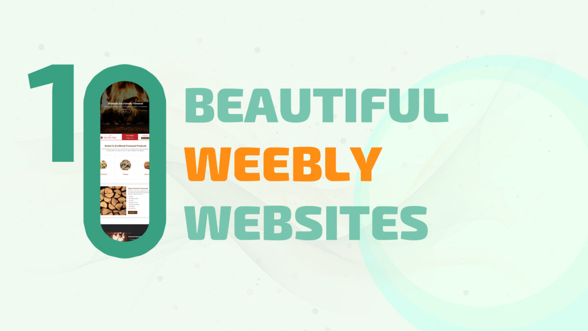 10 Beautiful Weebly Website Examples