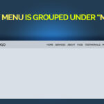 How to fix Weebly navigation menu grouped under more tab